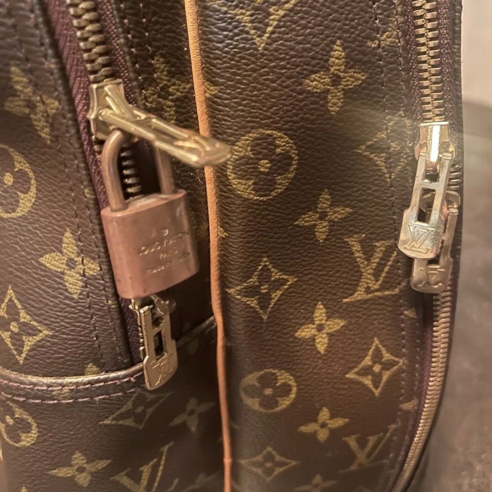 Louis Vuitton Brown Monogram Luggage with Vachetta Leather Trim - Picture 13 of 16